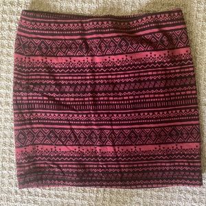 Forever 21 Aztec mini skirt